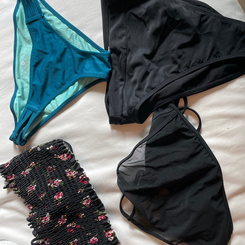 Swim Bundle!! 3 target and 1 aerie swimwear